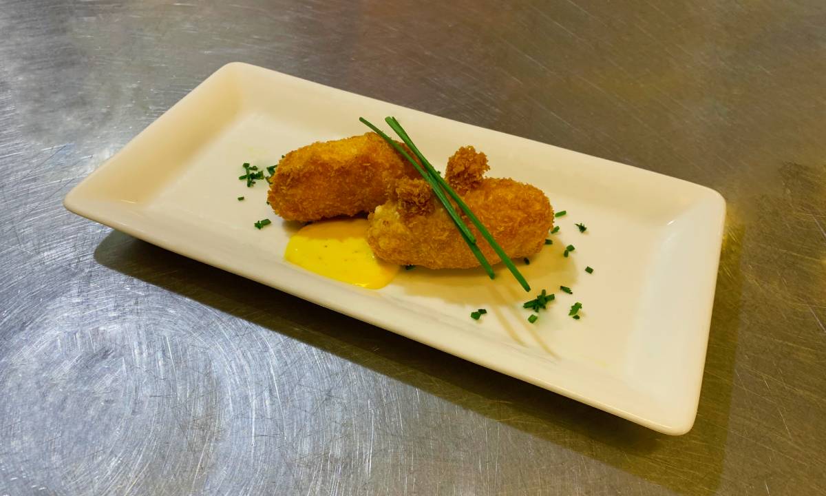 Witlofkroketjes met saffraan mayonaise